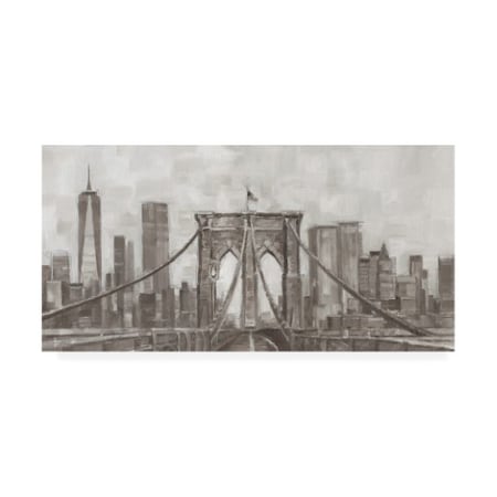 Ethan Harper 'New York Panoramic' Canvas Art,12x24